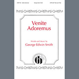 Download or print George Edwin Smith Venite Adoremus Sheet Music Printable PDF -page score for Christmas / arranged SATB Choir SKU: 1541173.