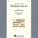 Download or print George Frideric Handel Ombra Mai Fu (from Serse) (arr. Henry Leck) Sheet Music Printable PDF -page score for Classical / arranged 2-Part Choir SKU: 410618.