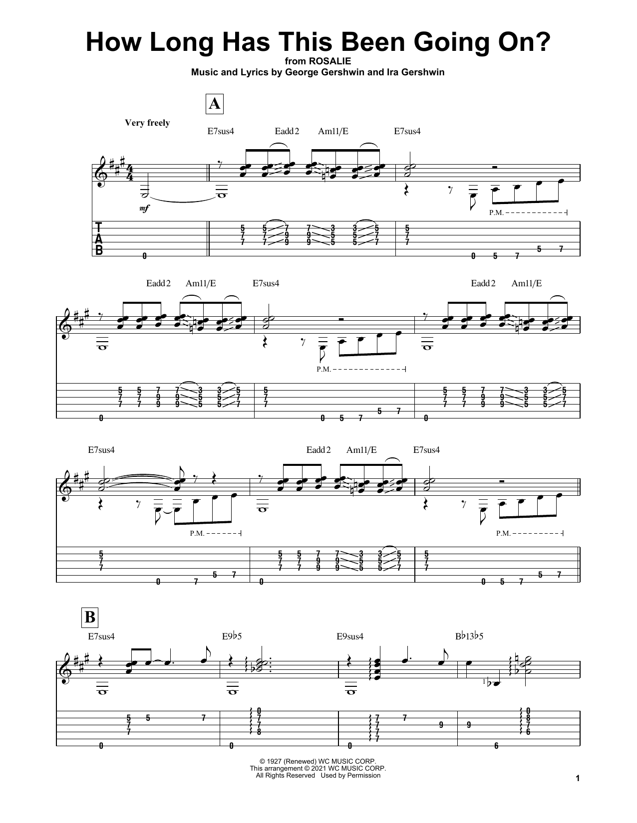 Download George Gershwin How Long Has This Been Going On? (arr. Matt Otten) Sheet Music and learn how to play Solo Guitar PDF digital score in minutes