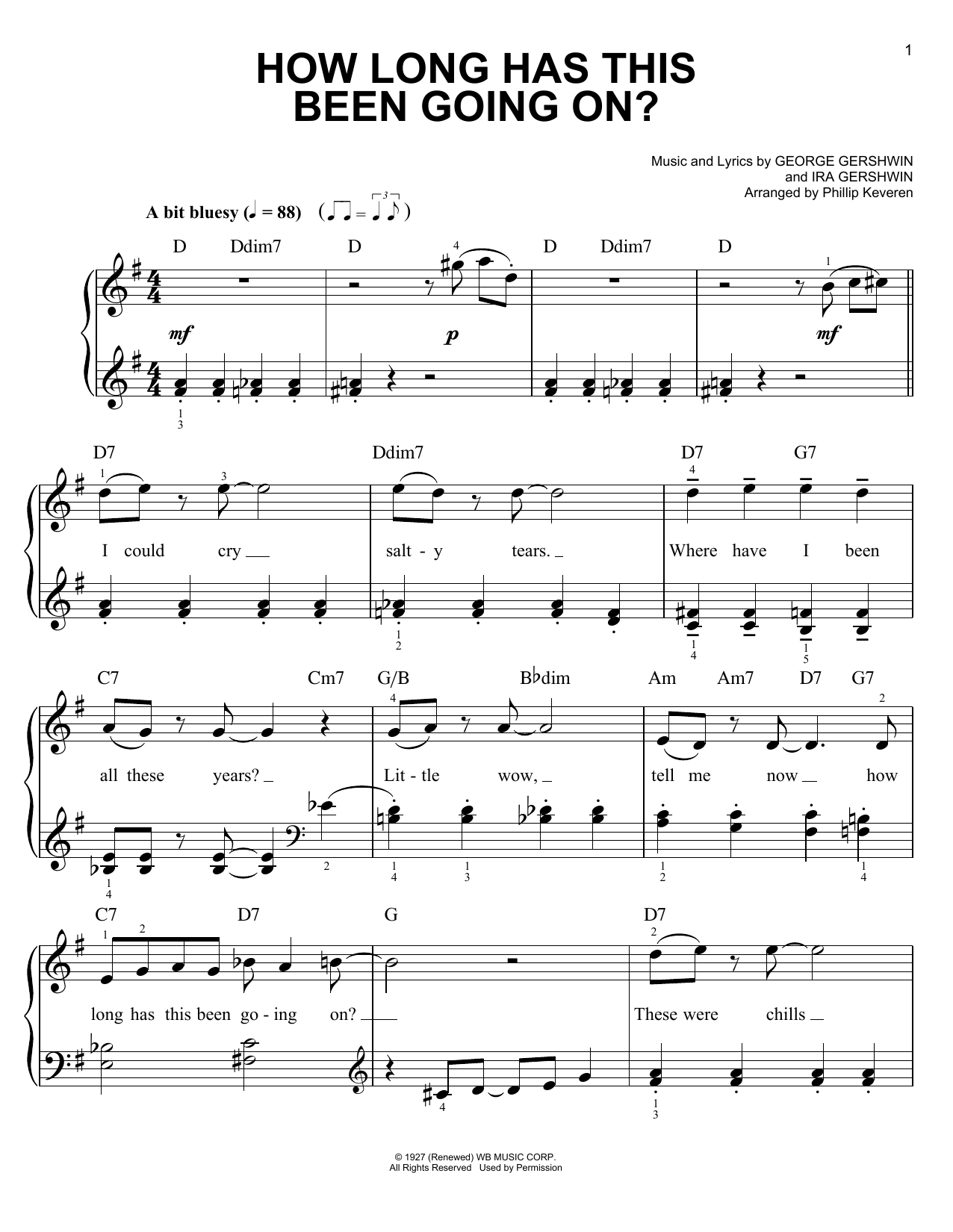 Download Phillip Keveren How Long Has This Been Going On? Sheet Music and learn how to play Piano PDF digital score in minutes