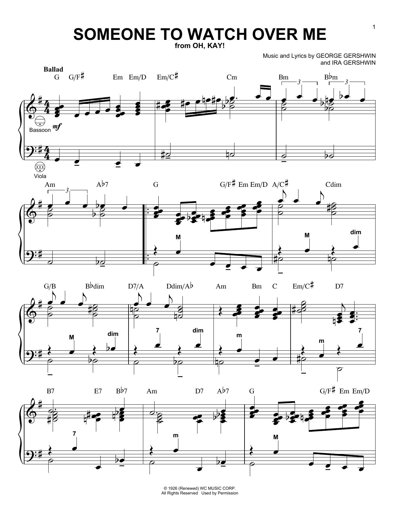 Download George Gershwin Someone To Watch Over Me (arr. Gary Meisner) Sheet Music and learn how to play Accordion PDF digital score in minutes
