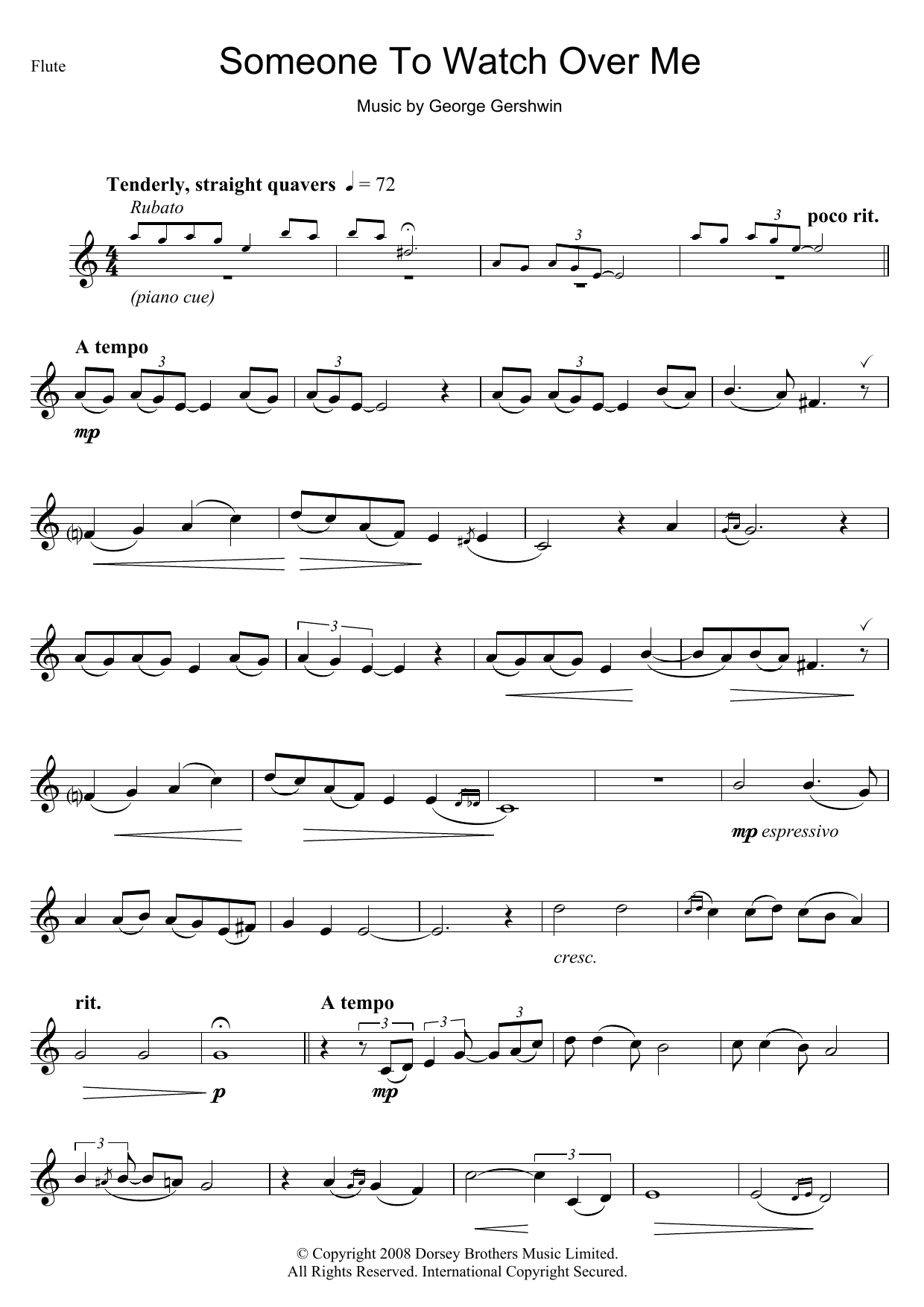 Download George Gershwin Someone To Watch Over Me Sheet Music and learn how to play Violin Solo PDF digital score in minutes