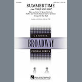 Download or print George Gershwin Summertime (arr. Mac Huff) Sheet Music Printable PDF -page score for Christmas / arranged SSA SKU: 160051.