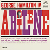 Download or print George Hamilton IV Abilene Sheet Music Printable PDF -page score for Country / arranged Real Book – Melody, Lyrics & Chords SKU: 877987.