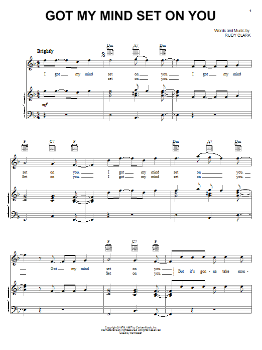 Download George Harrison Got My Mind Set On You Sheet Music and learn how to play Clarinet PDF digital score in minutes