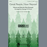 Download or print Mary Donnelly Good People, Now Rejoice! (arr. George L.O. Strid) Sheet Music Printable PDF -page score for Concert / arranged 3-Part Mixed SKU: 97831.