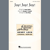 Download or print George F. Handel Joy! Joy! Joy! (arr. Ken Berg) Sheet Music Printable PDF -page score for Winter / arranged 2-Part Choir SKU: 1157421.