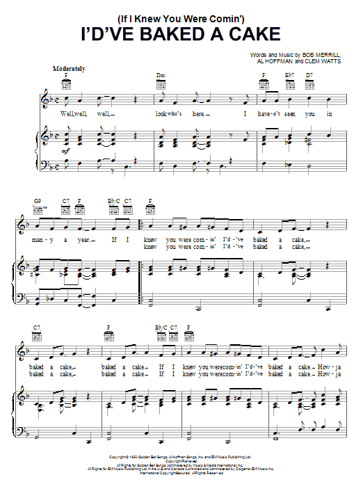 Download Georgia Gibbs Sheet Music and learn how to play Piano, Vocal & Guitar (Right-Hand Melody) PDF score in minutes
