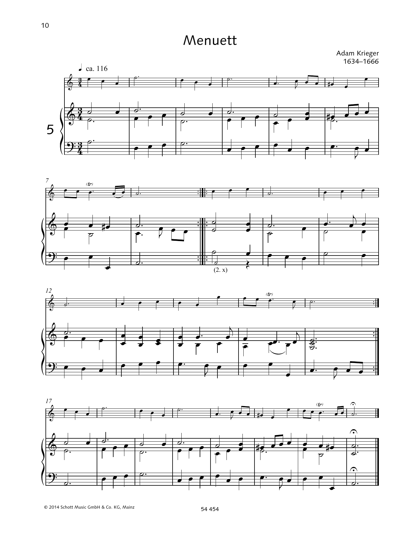 Download Gerda Koppelkamm-Martini Minuet Sheet Music and learn how to play Woodwind Solo PDF digital score in minutes