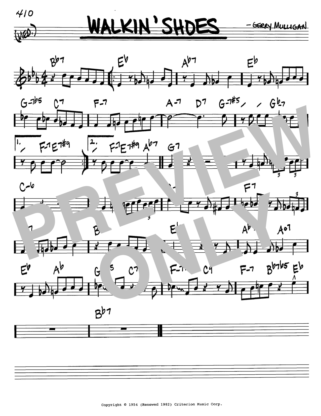 Download Gerry Mulligan Sheet Music and learn how to play Piano PDF score in minutes