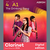 Download or print Giuseppe Verdi The Drinking Song (Grade 4, list A1, from the ABRSM Clarinet Syllabus from 2026) Sheet Music Printable PDF -page score for Classical / arranged Clarinet Solo SKU: 1765029.
