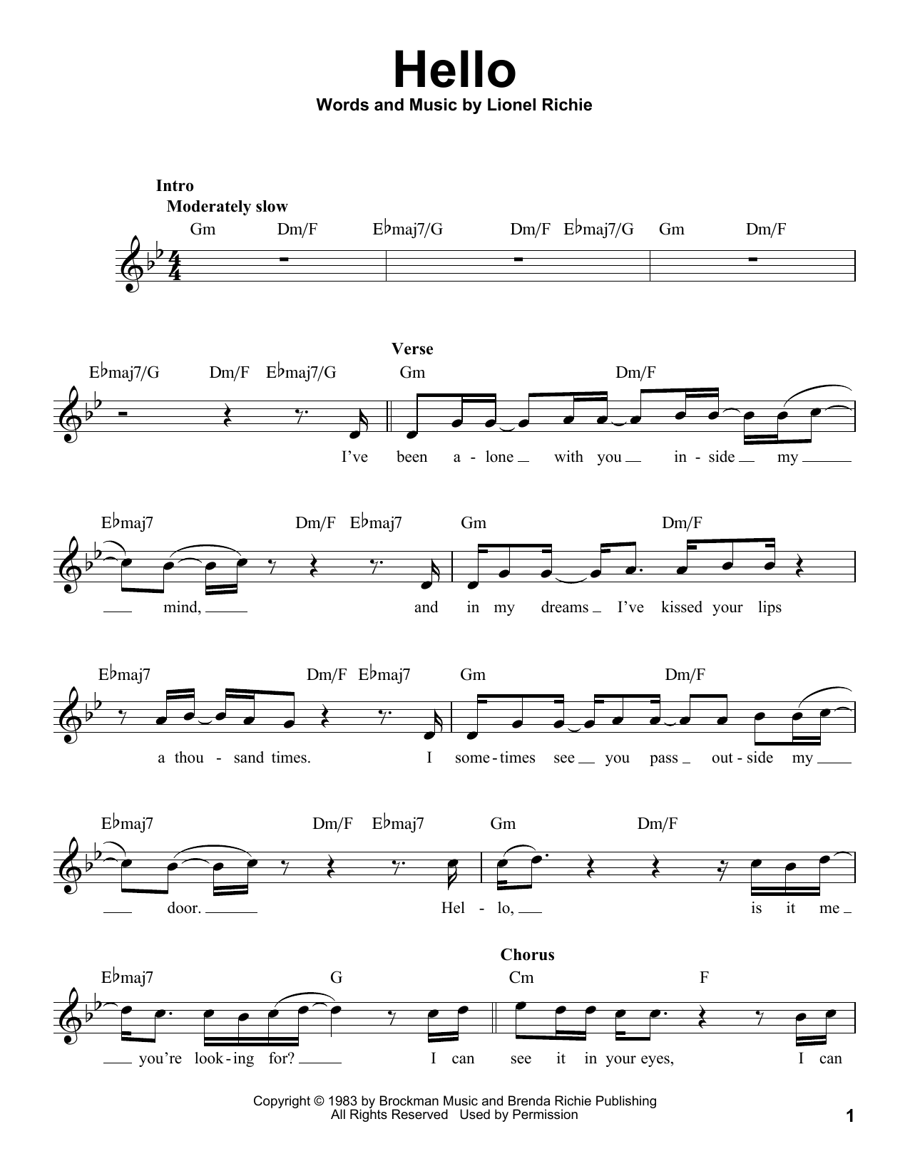 Download Glee Cast Hello Sheet Music and learn how to play Voice PDF digital score in minutes