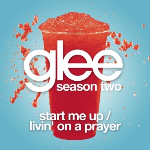 Download or print Glee Cast Start Me Up/ Livin' On A Prayer Sheet Music Printable PDF -page score for Rock / arranged Piano, Vocal & Guitar (Right-Hand Melody) SKU: 107328.