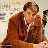Download or print Glen Campbell Gentle On My Mind (arr. Fred Sokolow) Sheet Music Printable PDF -page score for Country / arranged Banjo Tab SKU: 1504002.