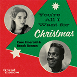 Download or print Brook Benton You're All I Want For Christmas Sheet Music Printable PDF -page score for Winter / arranged Easy Piano SKU: 173445.