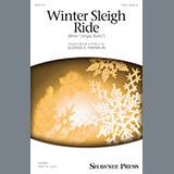 Download or print Glenda E. Franklin Winter Sleigh Ride (With Jingle Bells) Sheet Music Printable PDF -page score for Christmas / arranged 2-Part Choir SKU: 195652.
