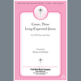 Download or print Glenn Pickett Come, Thou Long-Expected Jesus Sheet Music Printable PDF -page score for Sacred / arranged SATB Choir SKU: 459700.