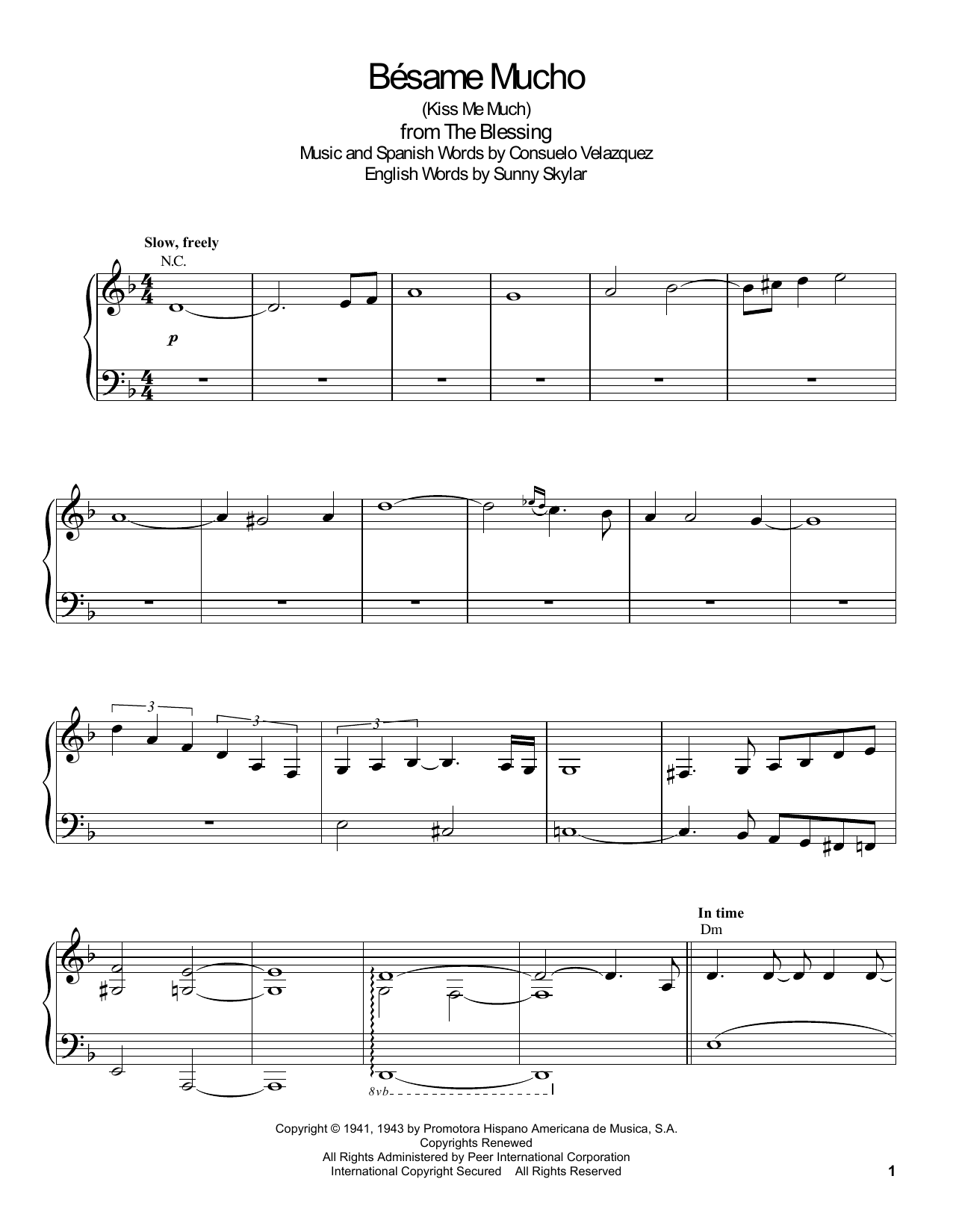 Download Gonzalo Rubalcaba Bésame Mucho (Kiss Me Much) Sheet Music and learn how to play Piano Transcription PDF digital score in minutes