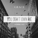 Download or print Grace You Don't Own Me (feat. G-Eazy) Sheet Music Printable PDF -page score for Pop / arranged Piano, Vocal & Guitar (Right-Hand Melody) SKU: 123063.
