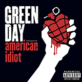 Download or print Green Day American Idiot Sheet Music Printable PDF -page score for Rock / arranged Lyrics & Chords SKU: 94068.