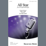 Download or print Greg Camp All Star (arr. Nathan Howe) Sheet Music Printable PDF -page score for Pop / arranged SATB Choir SKU: 407581.