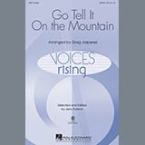 Download or print African-American Spiritual Go Tell It On The Mountain (arr. Greg Jasperse) Sheet Music Printable PDF -page score for Concert / arranged SATB SKU: 68222.