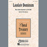 Download or print Marc-Antoine Charpentier Laudate Dominum Sheet Music Printable PDF -page score for World / arranged Choral TTB SKU: 160069.