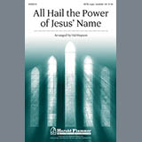 Download or print Hal Hopson All Hail The Power Of Jesus' Name Sheet Music Printable PDF -page score for Concert / arranged SATB SKU: 88540.