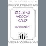 Download or print Hank Hinnant Does Not Wisdom Call? Sheet Music Printable PDF -page score for Sacred / arranged SATB Choir SKU: 460078.