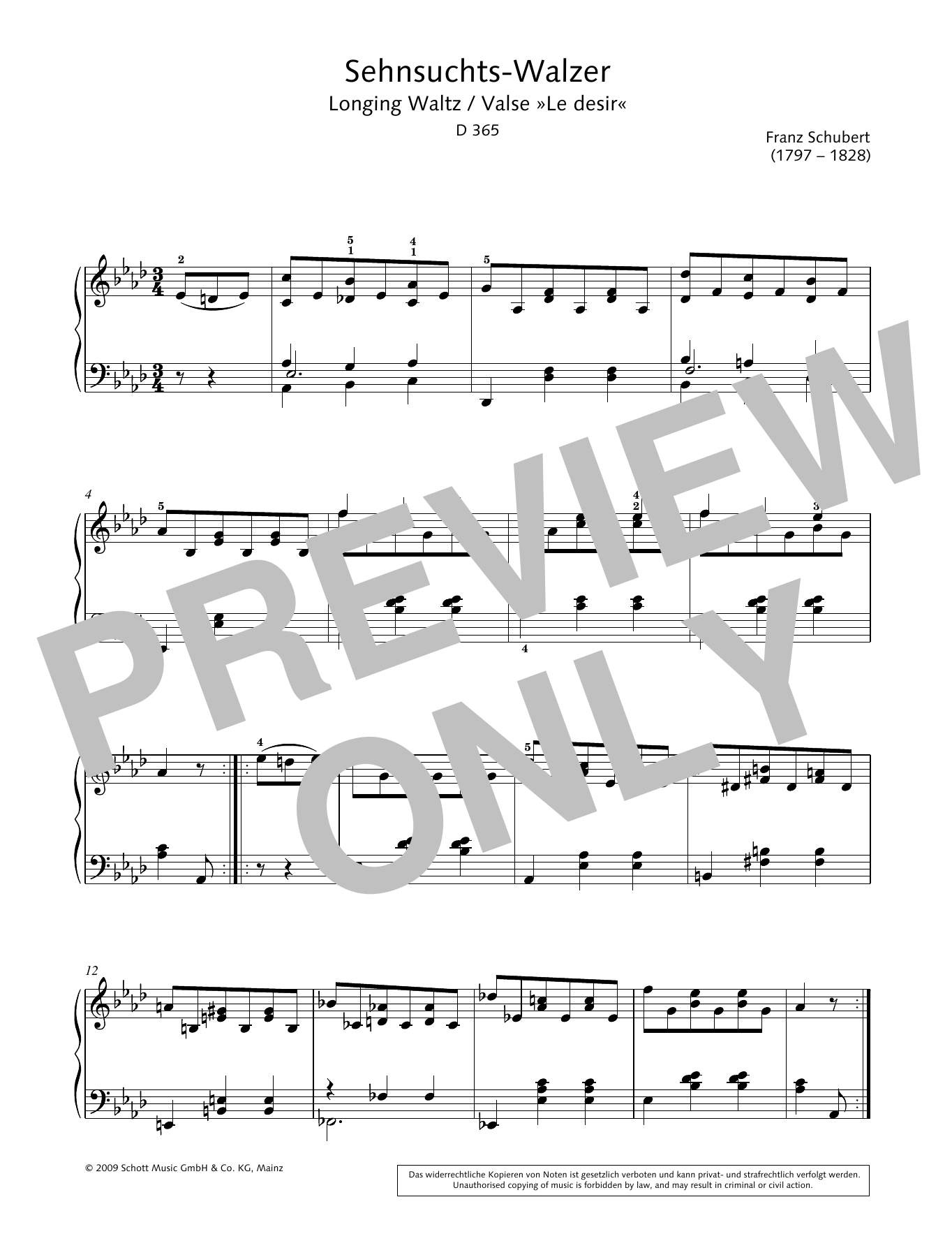 Download Hans-Gunter Heumann Longing Waltz Sheet Music and learn how to play Piano Solo PDF digital score in minutes