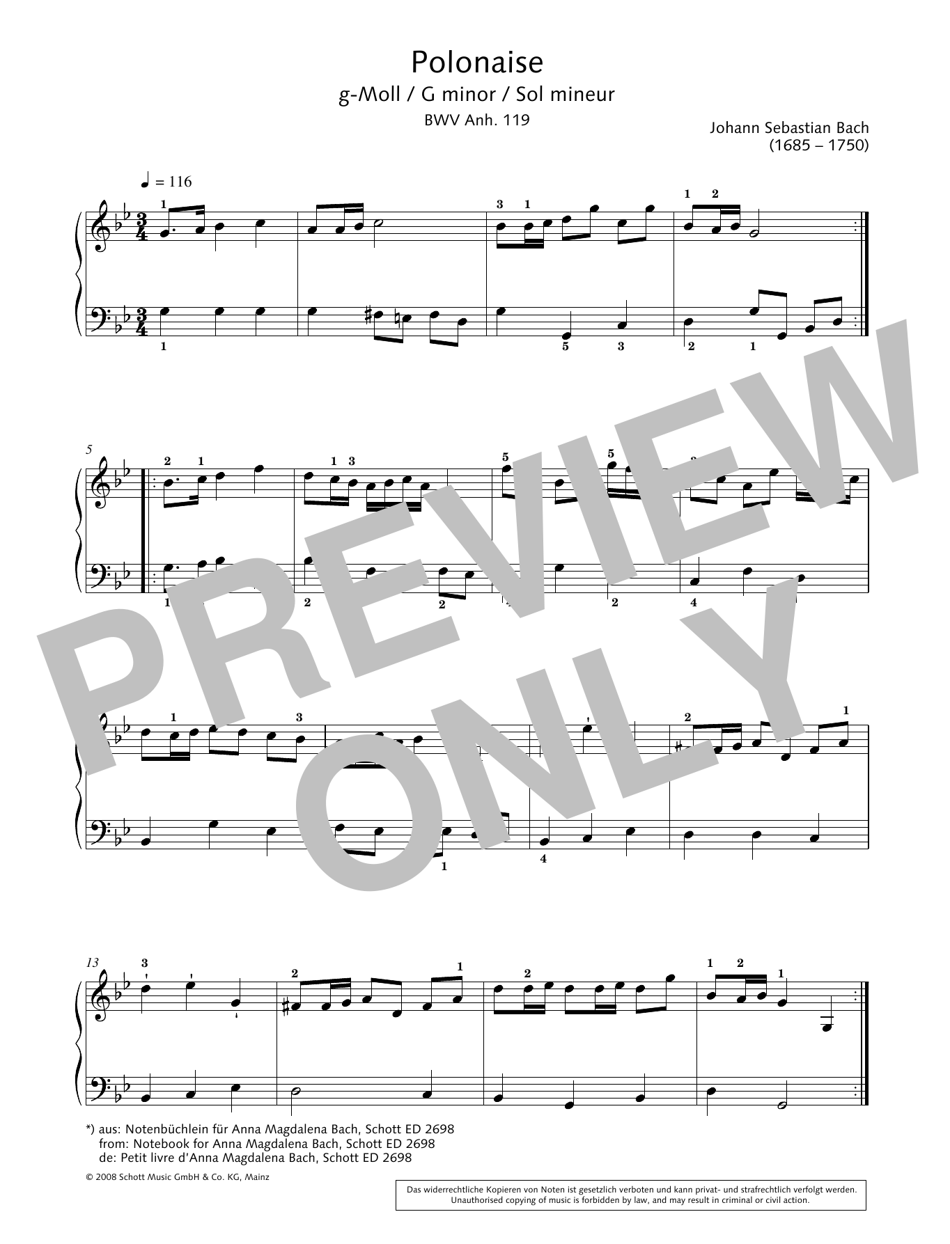 Download Hans-Gunter Heumann Polonaise in G minor Sheet Music and learn how to play Piano Solo PDF digital score in minutes