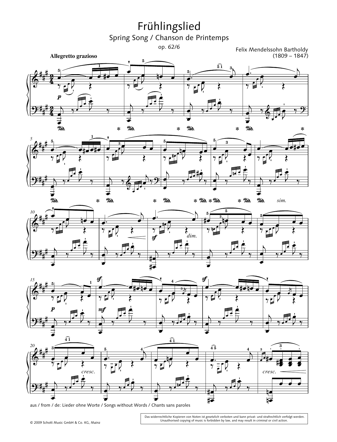 Download Hans-Gunter Heumann Spring Song Sheet Music and learn how to play Piano Solo PDF digital score in minutes