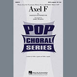 Download or print Harold Faltermeyer Axel F (from Beverly Hills Cop) (arr. Deke Sharon) Sheet Music Printable PDF -page score for A Cappella / arranged TTBB Choir SKU: 289843.