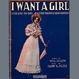 Download or print Harry von Tilzer I Want A Girl (Just Like The Girl That Married Dear Old Dad) Sheet Music Printable PDF -page score for Standards / arranged Piano, Vocal & Guitar Chords (Right-Hand Melody) SKU: 1494647.