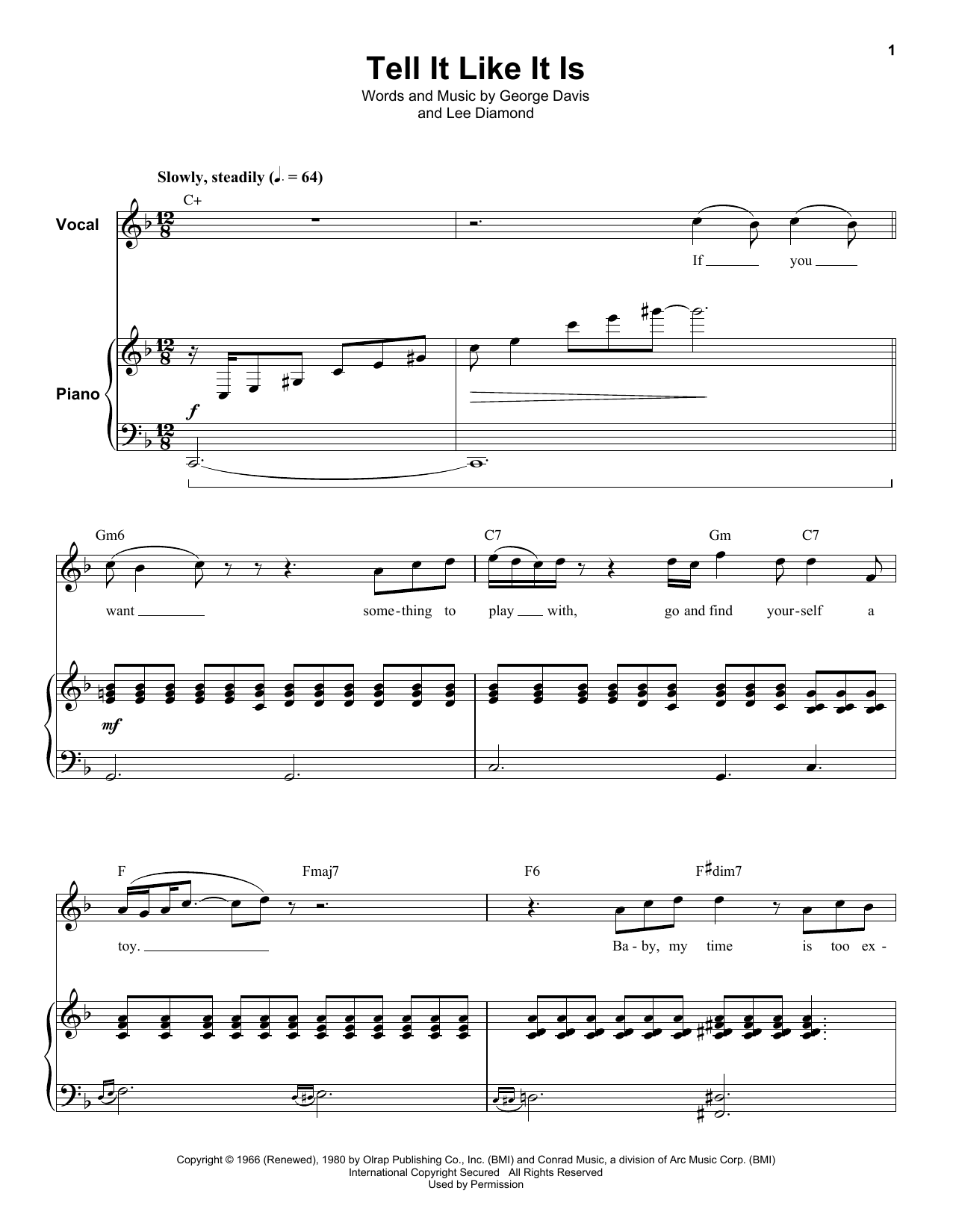 Download Heart Tell It Like It Is Sheet Music and learn how to play Keyboard Transcription PDF digital score in minutes