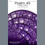 Download or print Heather Sorenson Psalm 45 (A Noble Theme) Sheet Music Printable PDF -page score for Sacred / arranged SATB Choir SKU: 407116.