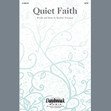 Download or print Heather Sorenson Quiet Faith Sheet Music Printable PDF -page score for Sacred / arranged SATB Choir SKU: 1393061.