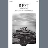 Download or print Heather Sorenson Rest Sheet Music Printable PDF -page score for Sacred / arranged SATB Choir SKU: 1683086.