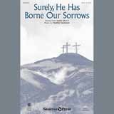 Download or print Heather Sorenson Surely, He Has Borne Our Sorrows - Trombone 1 Sheet Music Printable PDF -page score for Sacred / arranged Choir Instrumental Pak SKU: 374803.