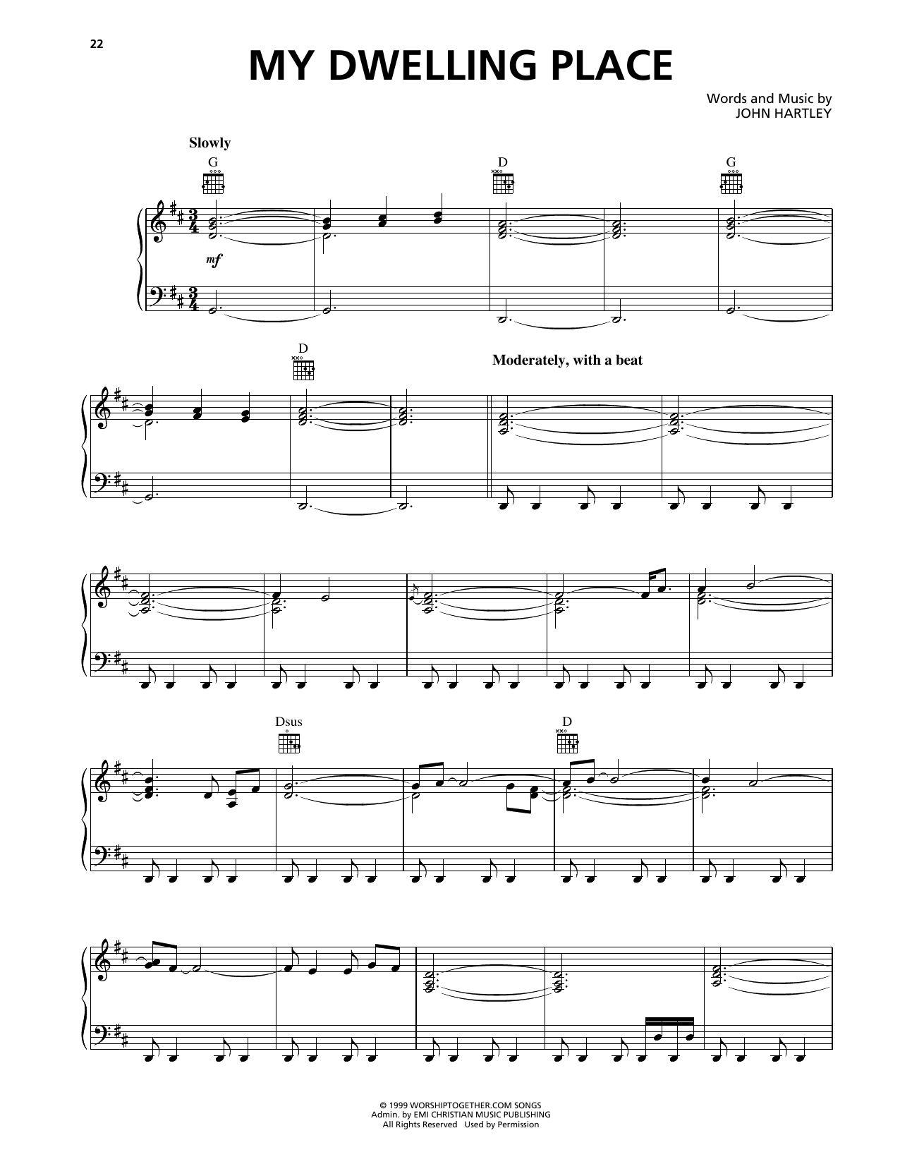 Download Heaven & Earth My Dwelling Place Sheet Music and learn how to play Piano, Vocal & Guitar Chords (Right-Hand Melody) PDF digital score in minutes
