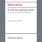 Download or print Helen Grime It will be spring soon Sheet Music Printable PDF -page score for Classical / arranged Piano & Vocal SKU: 1625357.