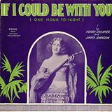 Download or print Henry Creamer If I Could Be With You (One Hour Tonight) Sheet Music Printable PDF -page score for Folk / arranged Piano, Vocal & Guitar (Right-Hand Melody) SKU: 158513.