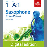 Download or print Henry Lazarus Study in C (Grade 1 List A1 from the ABRSM Saxophone syllabus from 2022) Sheet Music Printable PDF -page score for Classical / arranged Alto Sax Solo SKU: 493940.
