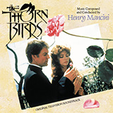 Download or print Henry Mancini Anywhere The Heart Goes (from The Thorn Birds) Sheet Music Printable PDF -page score for Film/TV / arranged Easy Piano SKU: 1270228.