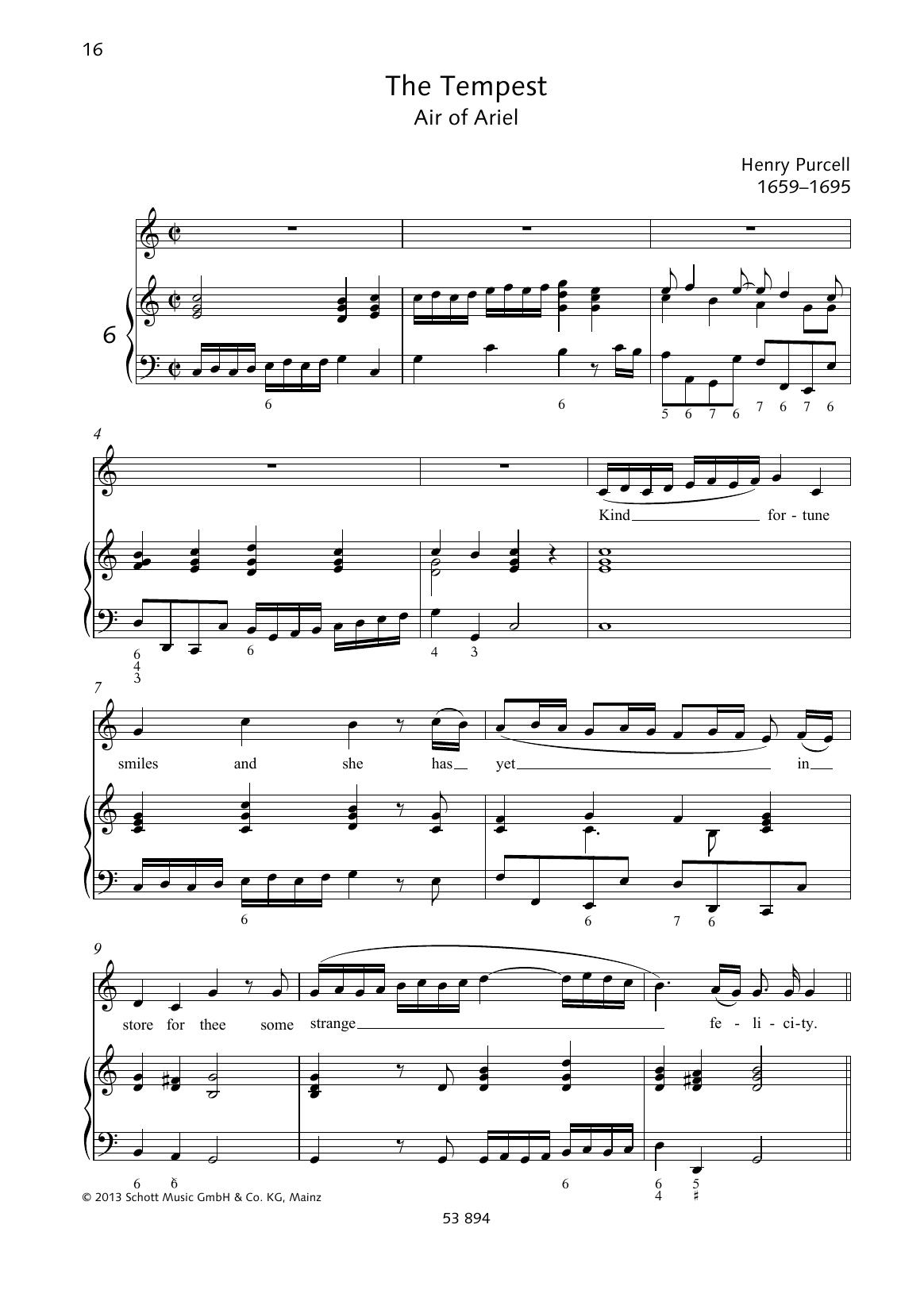 Download Henry Purcell Kind fortune smiles Sheet Music and learn how to play Piano & Vocal PDF digital score in minutes