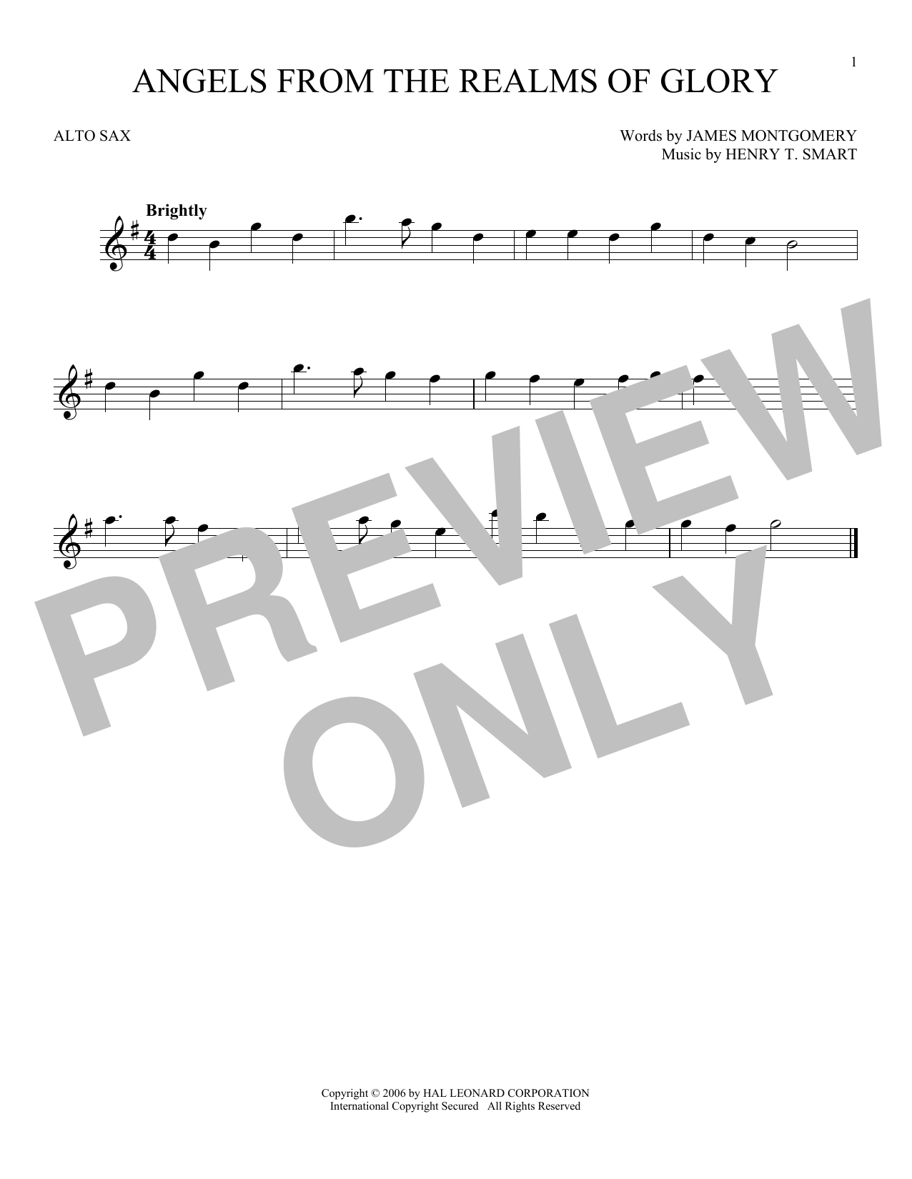 Download Henry T. Smart Angels From The Realms Of Glory Sheet Music and learn how to play Cello PDF digital score in minutes