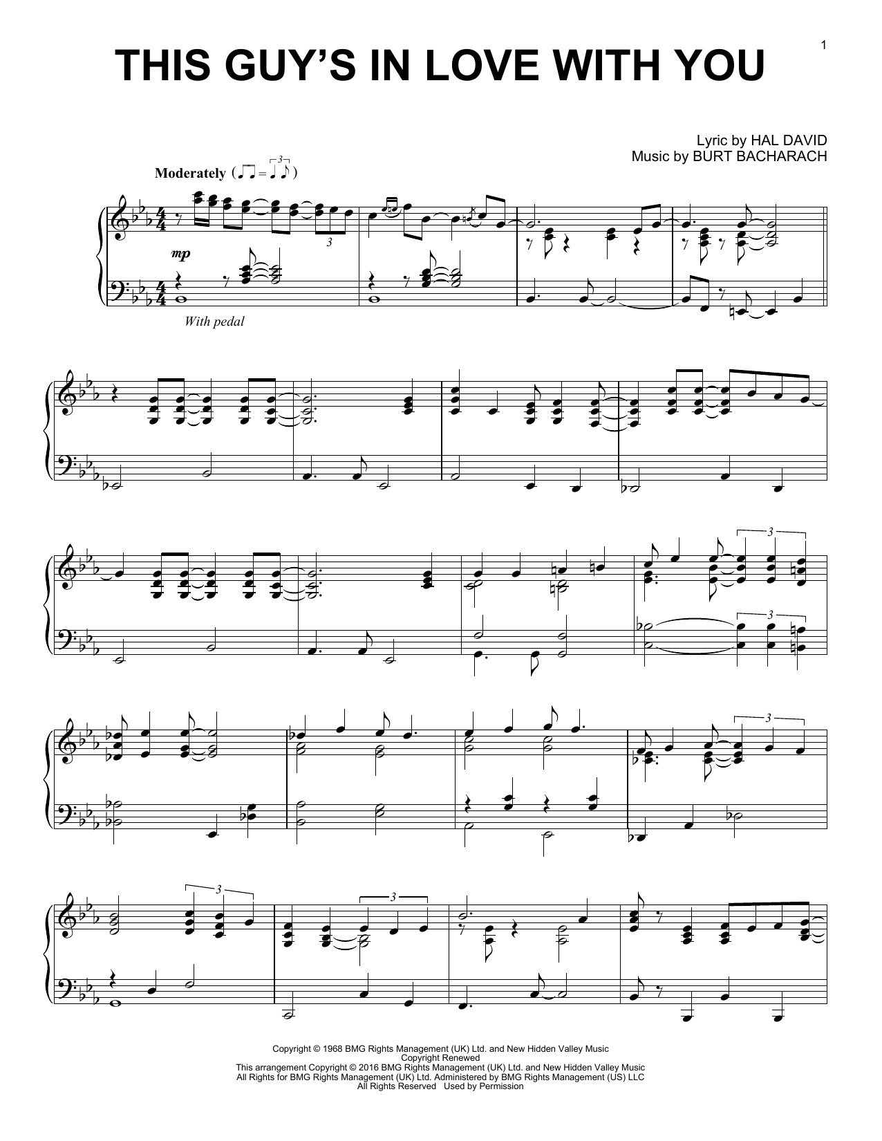 Download Herb Alpert This Guy's In Love With You Sheet Music and learn how to play Trumpet Transcription PDF digital score in minutes