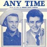Download or print Eddy Arnold Any Time Sheet Music Printable PDF -page score for Country / arranged Melody Line, Lyrics & Chords SKU: 194602.