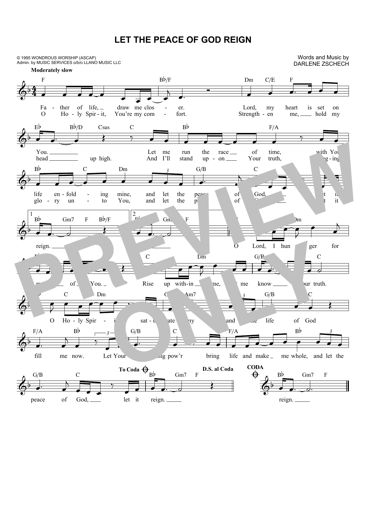 Download Hillsong Worship Let The Peace Of God Reign Sheet Music and learn how to play Lead Sheet / Fake Book PDF digital score in minutes