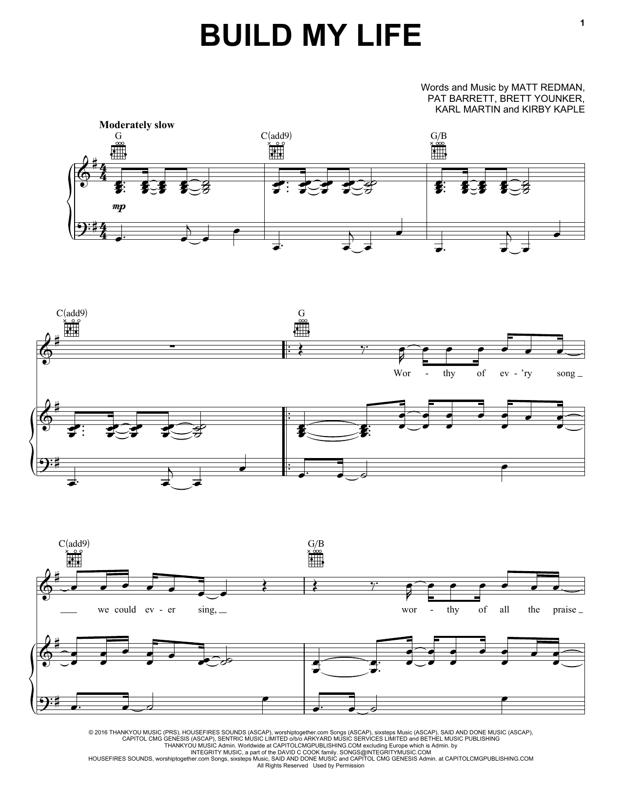 Download Housefires Build My Life Sheet Music and learn how to play Lead Sheet / Fake Book PDF digital score in minutes